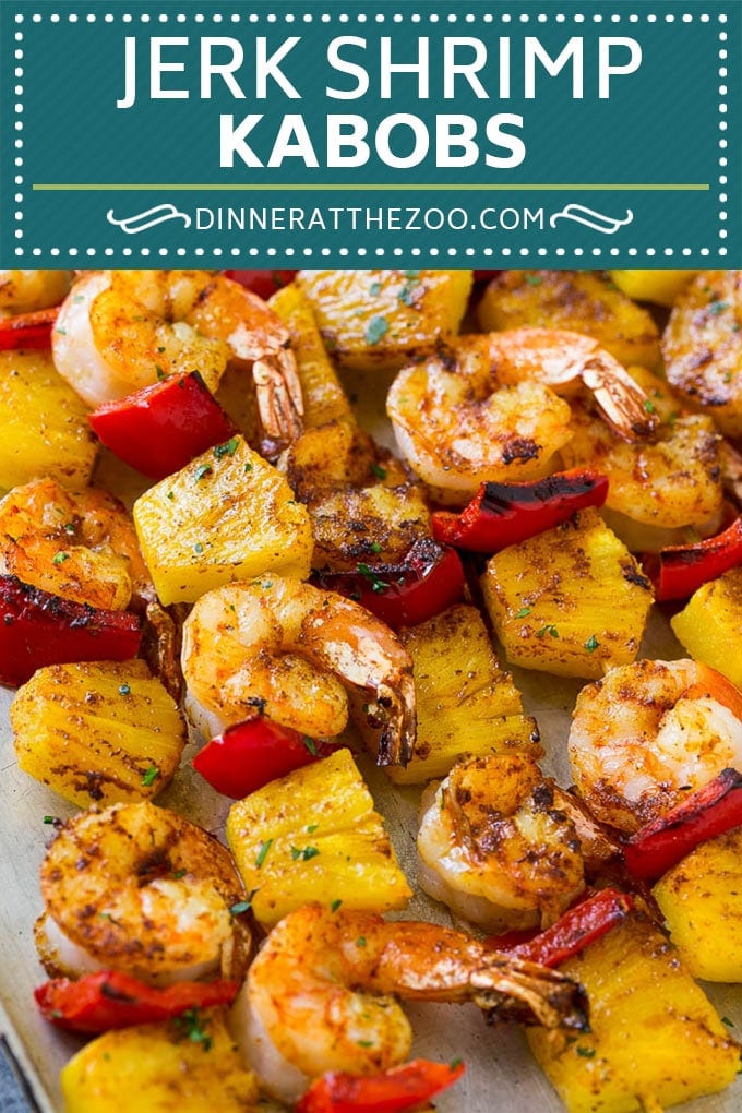 Jerk Shrimp Kabobs | Caribbean Shrimp | Jamaican Shrimp | Grilled Shrimp #grilling #pineapple #shrimp #kabobs #uzhal