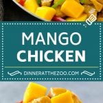Mango Chicken Recipe | Chicken with Mango | Chicken Stir Fry #chicken #mango #stirfry #peppers #dinner #healthy #uzhal