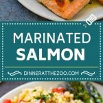 Marinated Salmon Recipe | Grilled Salmon | Garlic and Herb Salmon #salmon #grilling #marinade #fish #dinner #uzhal