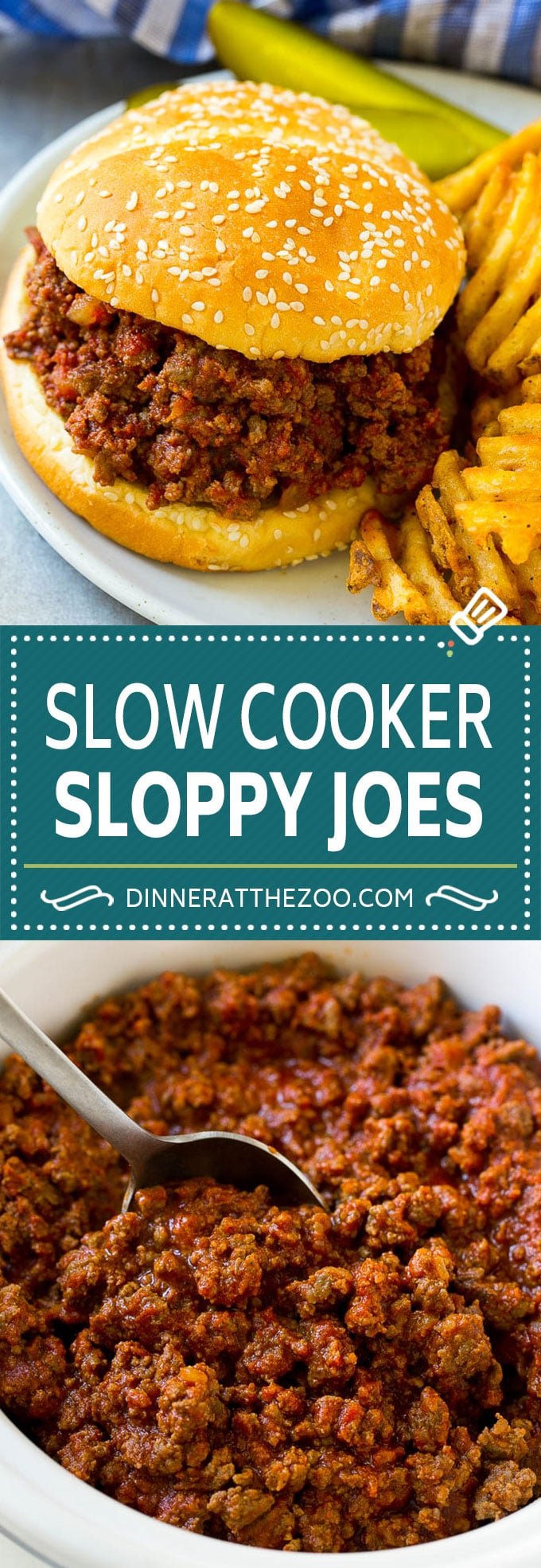 Slow Cooker Sloppy Joes Recipe | Crock Pot Sloppy Joes | Homemade Sloppy Joes #beef #slowcooker #crockpot #sandwich #uzhal