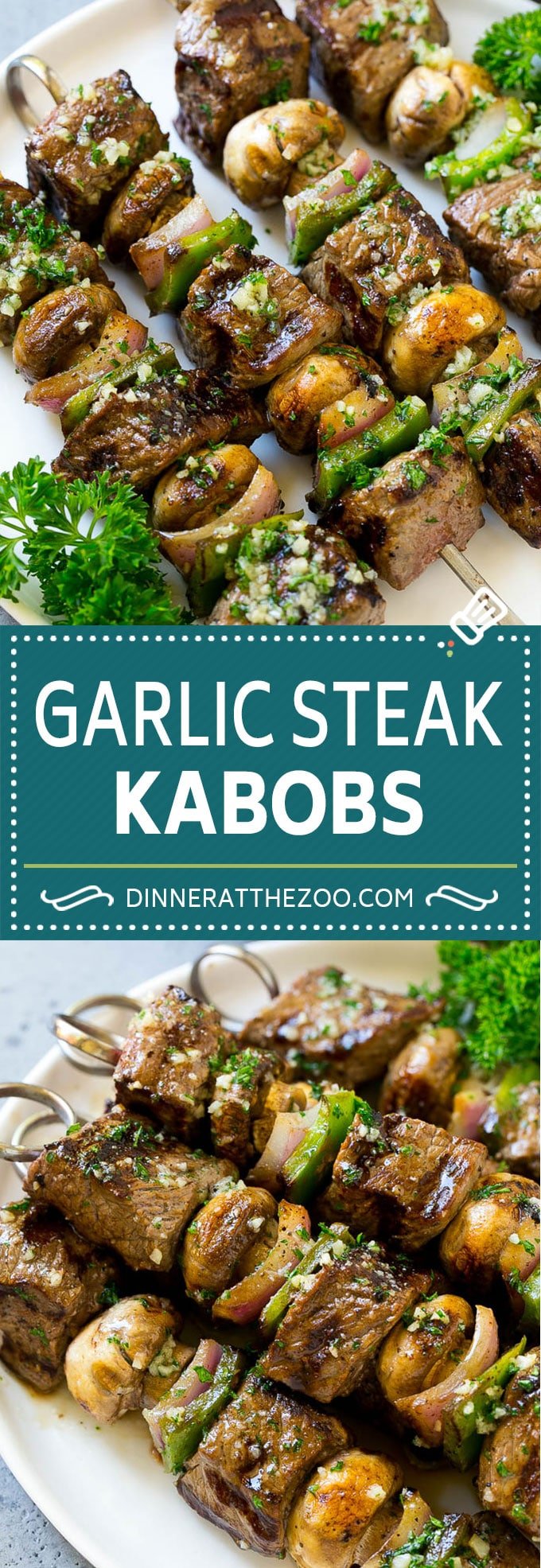 Steak Kabobs Recipe | Beef Kabobs | Grilled Steak | Steak Skewers #beef #steak #kabobs #grilling #garlic #mushrooms #uzhal
