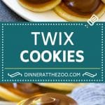 Twix Cookies Recipe | Chocolate Caramel Cookies | Shortbread Cookies #cookies #baking #caramel #chocolate #dessert #uzhal