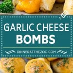 Cheese Bombs Recipe | Garlic Bread | Cheddar Bread #bread #cheese #appetizer #snack #garlicbread #uzhal