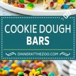 Cookie Dough Bars Recipe | Chocolate Chip Cookie Dough | Cookie Bars #cookiedough #cookies #cookiebars #chocolate #dessert #uzhal