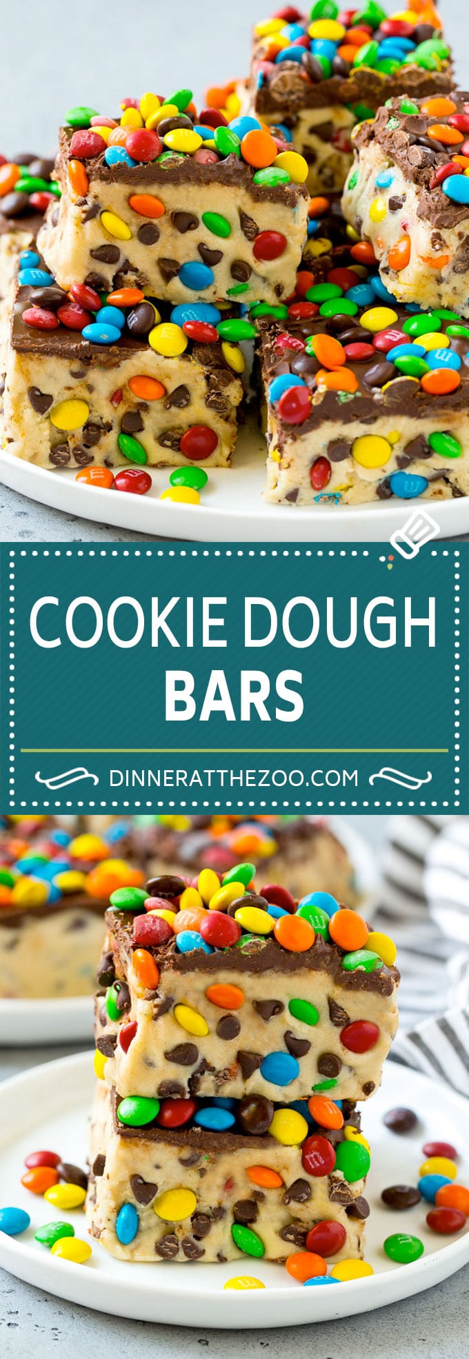 Cookie Dough Bars Recipe | Chocolate Chip Cookie Dough | Cookie Bars #cookiedough #cookies #cookiebars #chocolate #dessert #uzhal