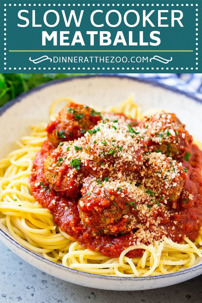 Slow Cooker Meatballs Recipe | Crock Pot Meatballs | Italian Meatballs | Spaghetti and Meatballs #meatballs #slowcooker #crockpot #dinner #uzhal #italian
