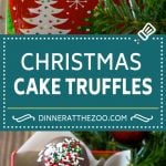 Christmas Cake Truffles Recipe | Cake Truffles | Cake Balls | Cake Bites #cake #christmas #sprinkles #baking #uzhal