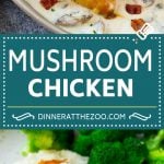 Mushroom Chicken Recipe | Chicken with Mushrooms | Chicken in Mushroom Sauce #chicken #mushrooms #bacon #dinner #uzhal