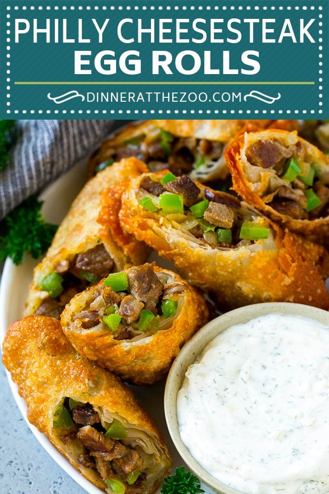 Philly Cheesesteak Egg Rolls | Beef Egg Rolls | Philly Cheesesteak Appetizer #steak #cheese #appetizer #snack #uzhal