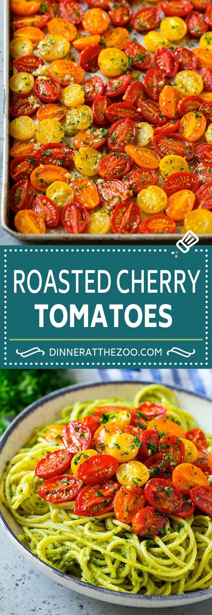 Roasted Cherry Tomatoes Recipe | Roasted Tomatoes #tomatoes #sidedish #glutenfree #cleaneating #healthy #dinner #uzhal