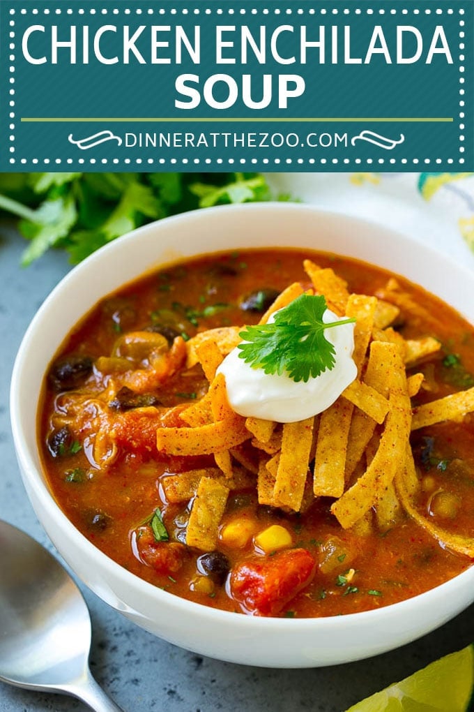 Chicken Enchilada Soup | Mexican Soup | Enchilada Soup #soup #chicken #chickensoup #beans #corn #dinner #uzhal