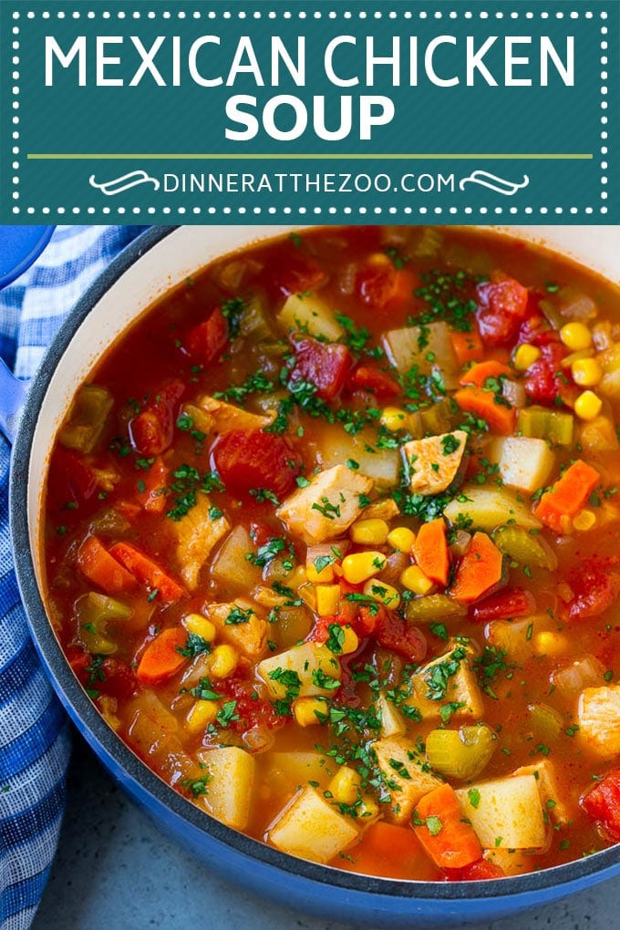 Mexican Chicken Soup | Chicken and Vegetable Soup | Chicken and Potato Soup #chicken #soup #chickensoup #mexican #healthy #dinner #uzhal