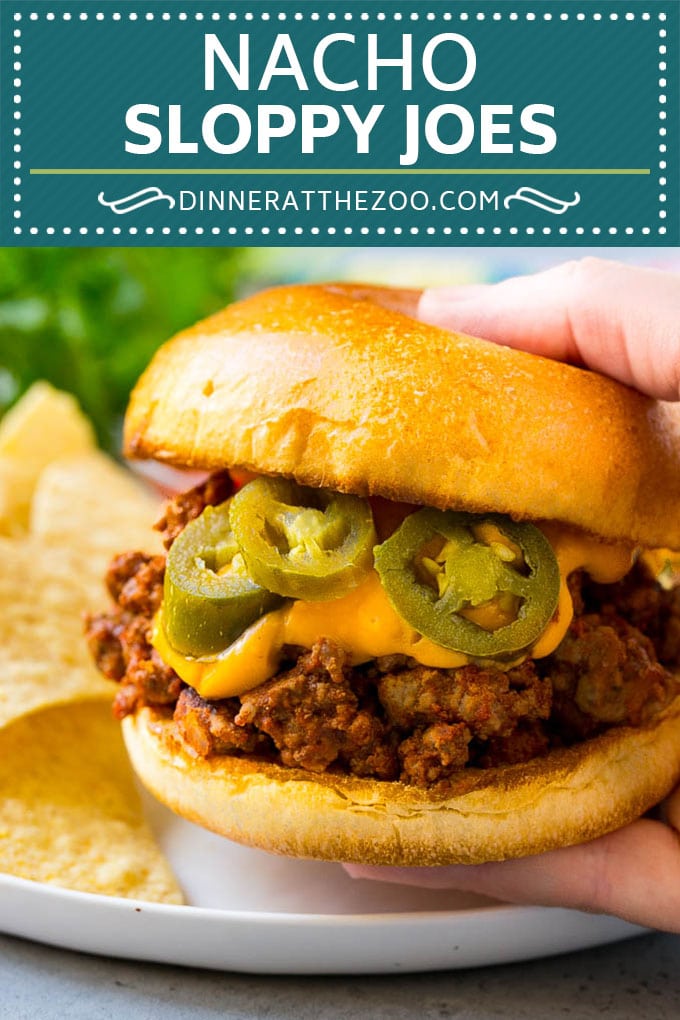 Nacho Sloppy Joes Recipe | Ground Beef Recipe | Easy Sloppy Joes #beef #nachos #cheese #spicy #sandwich #dinner #uzhal