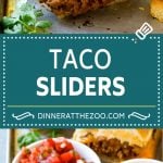 Taco Sliders Recipe | Beef Slider Sandwiches | Easy Slider Sandwiches #sandwich #taco #beef #cheese #snack #appetizer #uzhal