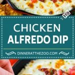 Chicken Alfredo Dip Recipe | Chicken Dip | Cheese Dip #dip #appetizer #chicken #cheese #uzhal