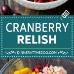 Cranberry Relish Recipe | Cranberry Sauce | Raw Cranberry Relish #cranberry #relish #sauce #thanksgiving #fall #dinner #uzhal