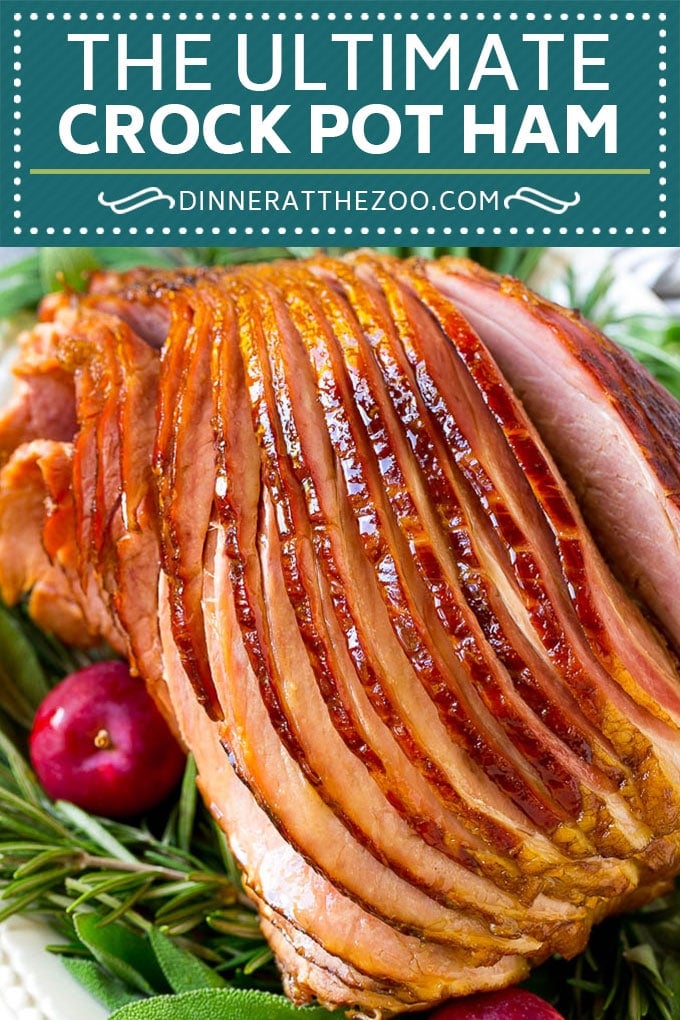 Crock Pot Ham Recipe | Slow Cooker Ham | Glazed Ham | Thanksgiving Ham | Christmas Ham | Easter Ham #ham #slowcooker #crockpot #dinner #christmas #thanksgiving #easter #glutenfree #uzhal