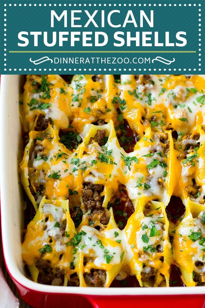Mexican Stuffed Shells Recipe | Stuffed Shells | Mexican Pasta #dinner #pasta #mexican #beef #noodles #cheese #uzhal