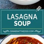 Lasagna Soup Recipe | Italian Soup | Ground Beef Soup #lasagna #pasta #soup #beef #dinner #uzhal #italian