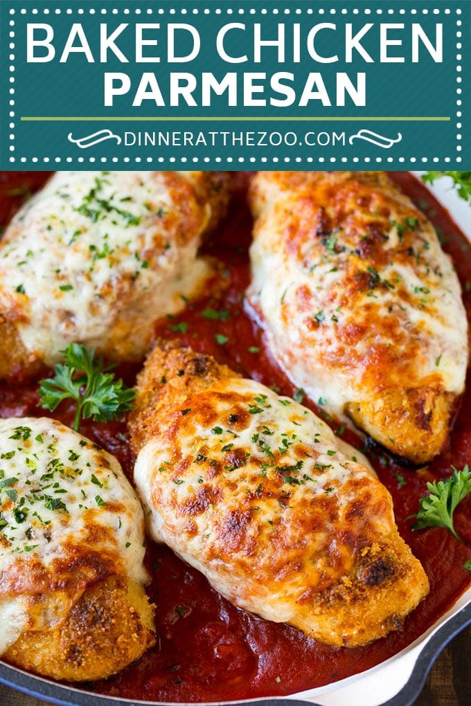Baked Chicken Parmesan Recipe | Italian Chicken Parmesan | Baked Chicken #chicken #cheese #pasta #dinner #uzhal