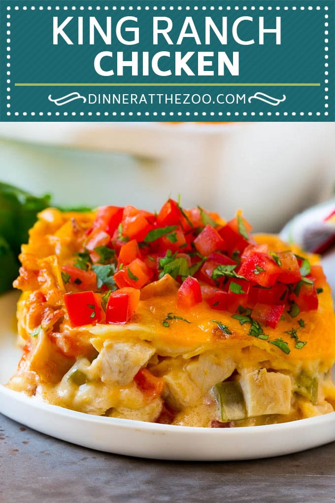 King Ranch Chicken Recipe | Mexican Chicken Casserole | Creamy Chicken Casserole #casserole #chicken #cheese #comfortfood #dinner #uzhal