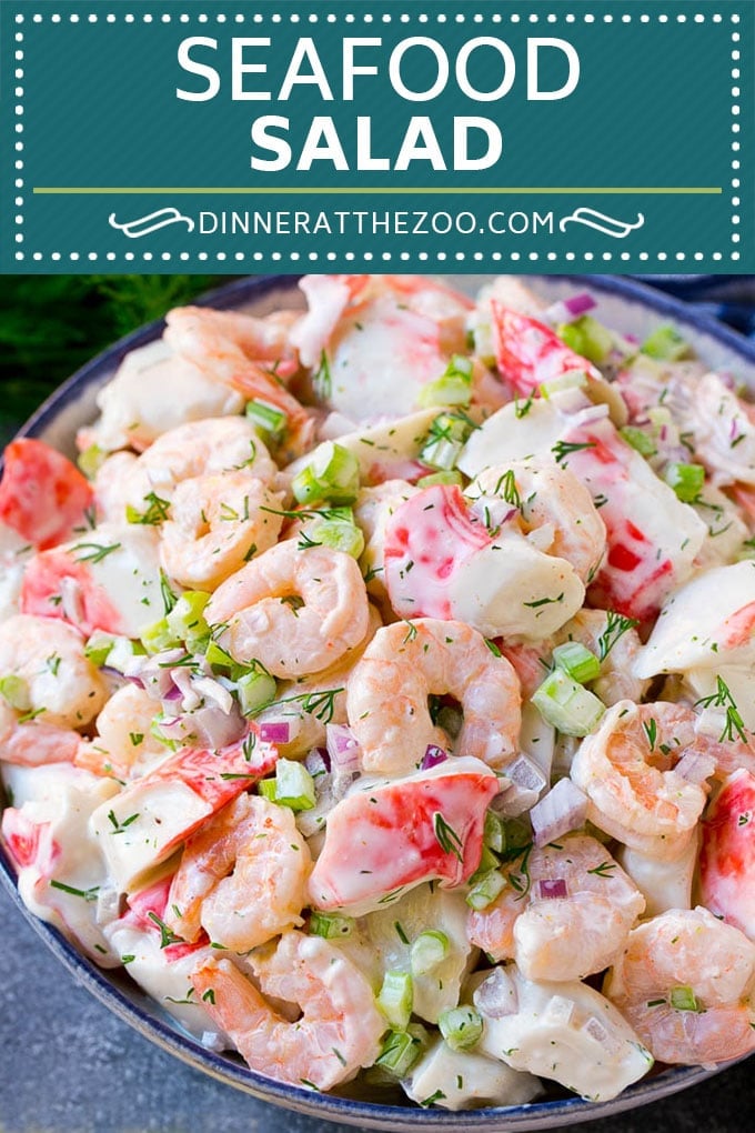 Seafood Salad Recipe | Shrimp Salad Recipe | Crab Salad #salad #shrimp #crab #seafood #lunch #lowcarb #dinner #uzhal