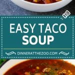 Taco Soup Recipe | Beef Taco Soup | Mexican Soup #soup #beef #taco #mexicanfood #beans #dinner #uzhal