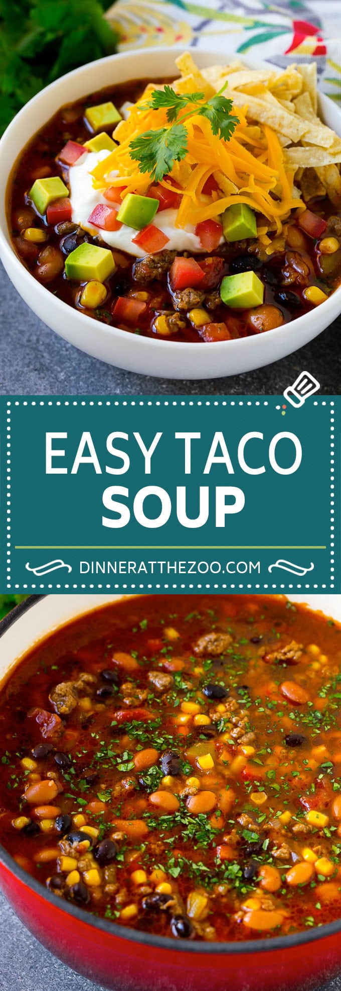 Taco Soup Recipe | Beef Taco Soup | Mexican Soup #soup #beef #taco #mexicanfood #beans #dinner #uzhal