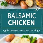 Balsamic Chicken Recipe | Sheet Pan Chicken | Glazed Chicken #chicken #asparagus #potatoes #dinner #glutenfree #uzhal