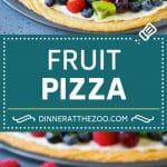 Fruit Pizza Recipe | Dessert Pizza | Fruit Dessert #cookie #fruit #pizza #dessert #sweets #uzhal