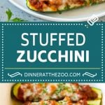 Stuffed Zucchini Boats Recipe | Baked Zucchini | Low Carb Zucchini #dinner #lowcarb #keto #zucchini #sausage #uzhal