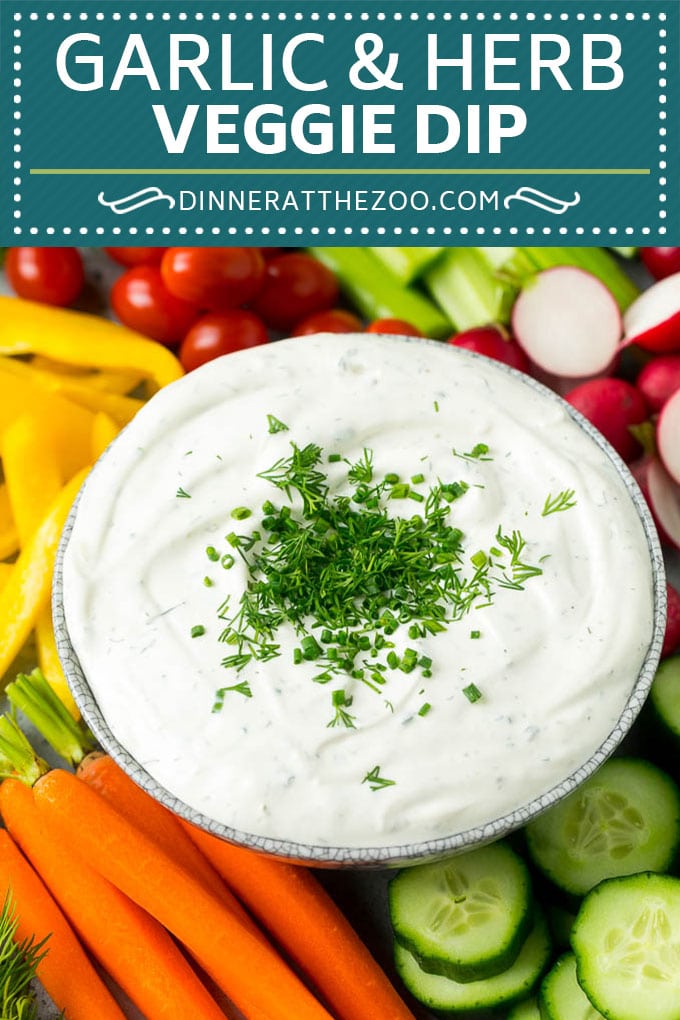 Veggie Dip Recipe | Garlic & Herb Dip | Vegetable Dip #dip #appetizer #lowcarb #keto #vegetables #uzhal