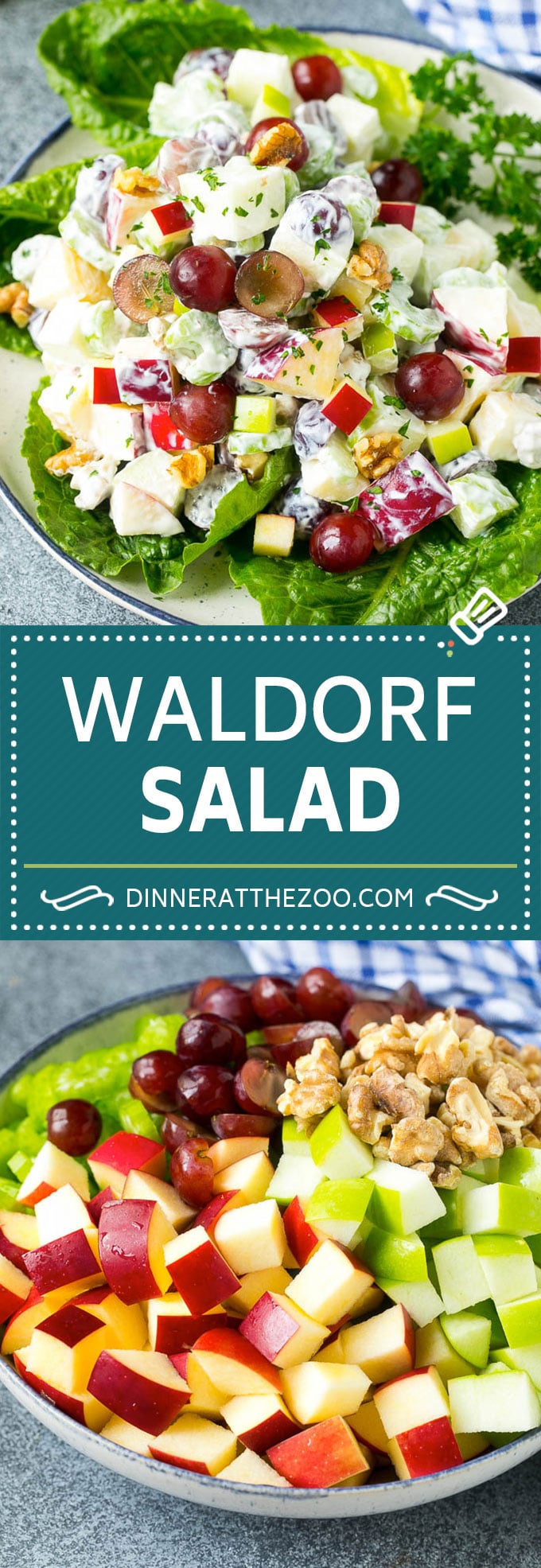 Waldorf Salad Recipe | Apple Salad | Fruit Salad #salad #fruit #apples #grapes #lunch #uzhal #glutenfree