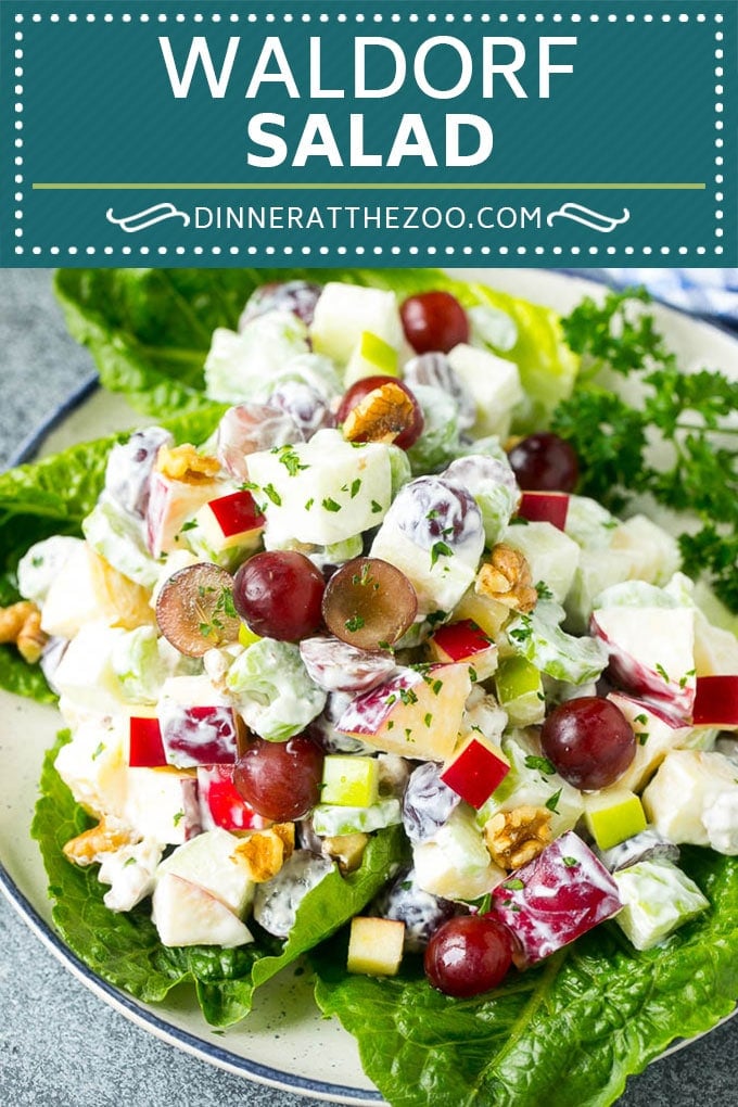 Waldorf Salad Recipe | Apple Salad | Fruit Salad #salad #fruit #apples #grapes #lunch #uzhal #glutenfree