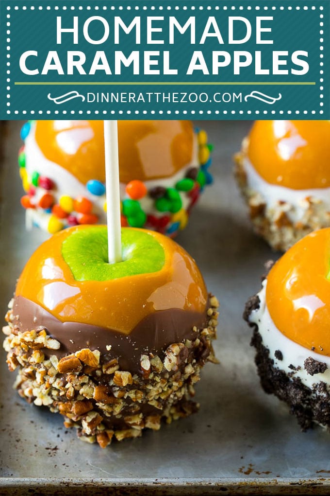 Caramel Apples Recipe | Dipped Apples | Apple Dessert #apples #caramel #chocolate #dessert #fall #uzhal