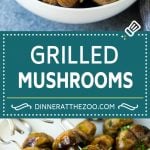 Grilled Mushrooms Recipe | Mushroom Kabobs | Mushroom Side Dish #mushroom #grilling #garlic #keto #lowcarb #uzhal
