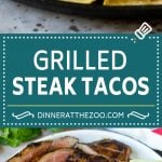 Steak Tacos Recipe | Beef Tacos | Grilled Steak #steak #tacos #tacotuesday #avocado #dinner #uzhal