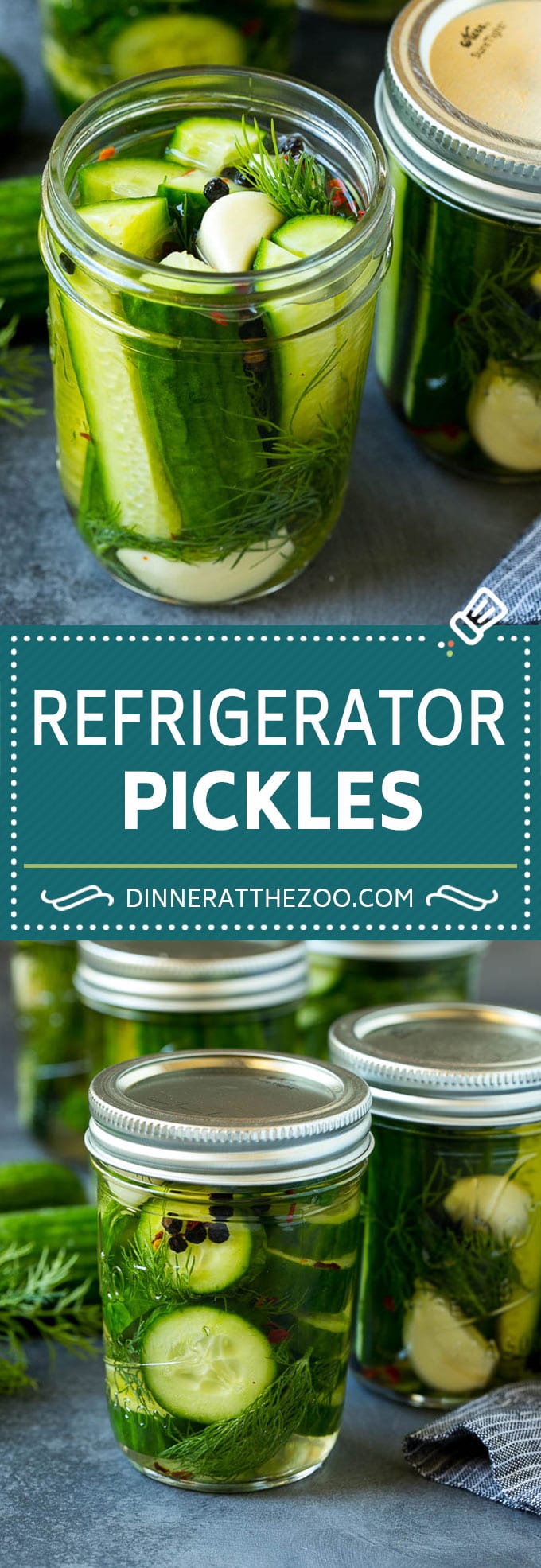 Refrigerator Pickles Recipe | Pickled Cucumbers | Quick Pickles #pickles #cucumbers #garlic #dill #uzhal