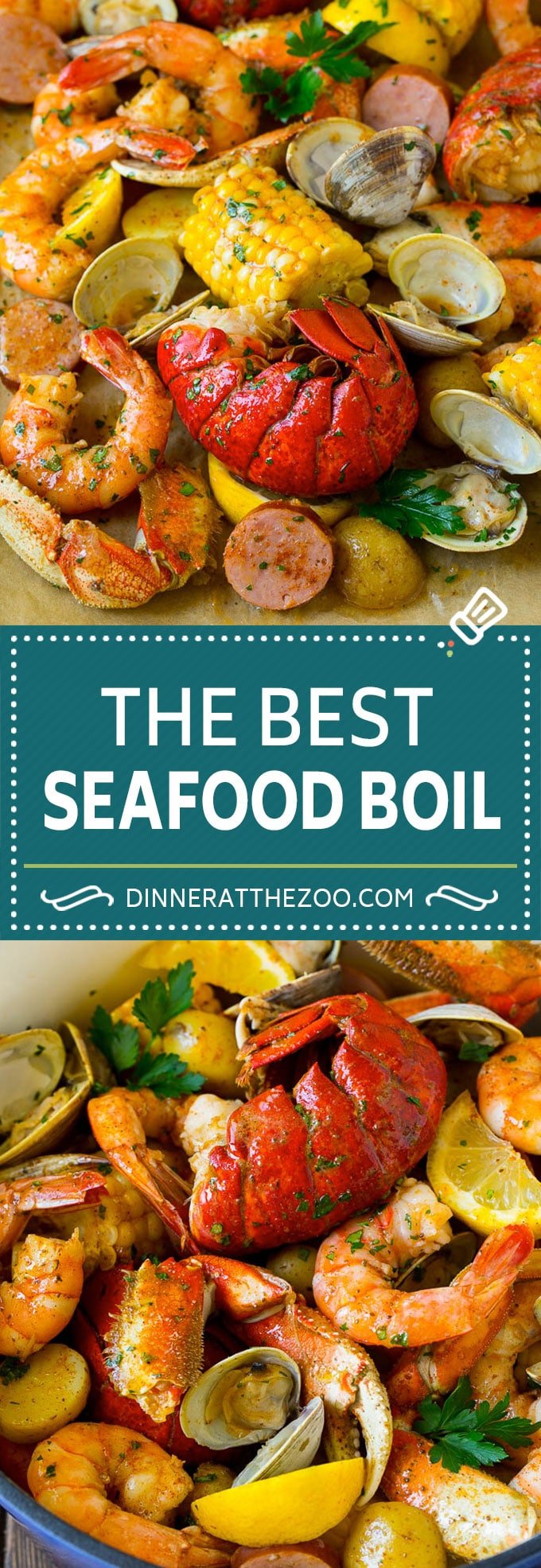 Seafood Boil Recipe | Shrimp Boil #lobster #shrimp #clams #crab #sausage #corn #potatoes #dinner #uzhal