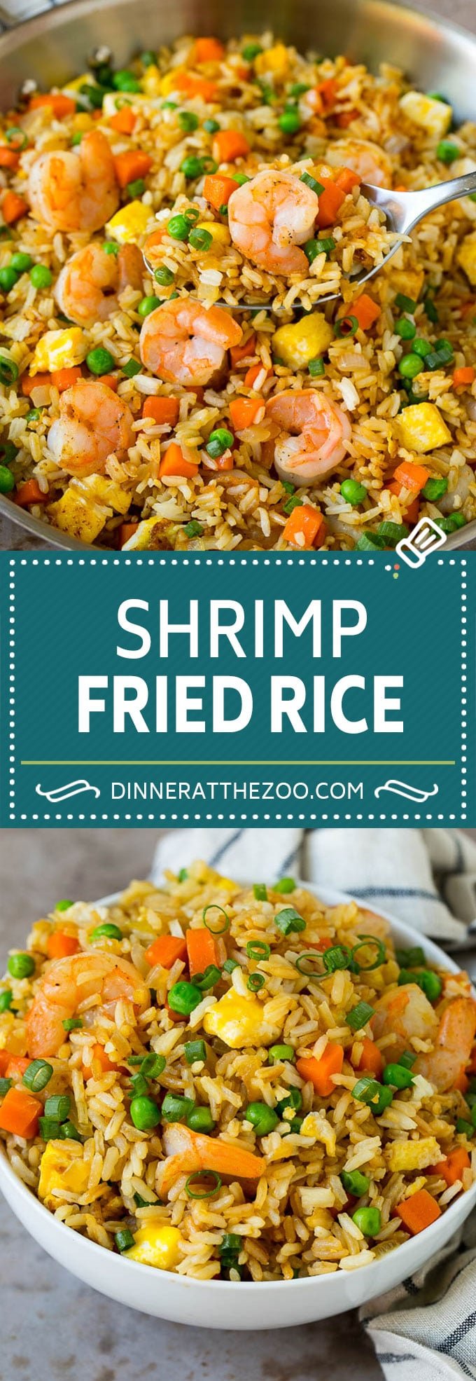 Shrimp Fried Rice Recipe | Chinese Fried Rice #rice #shrimp #peas #carrots #sidedish #dinner #uzhal
