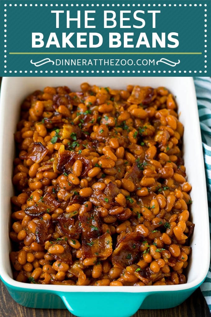 Baked Beans Recipe #beans #bacon #sidedish #bbq #dinner #uzhal