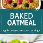 Baked Oatmeal Recipe | Meal Prep | Healthy Oatmeal #oatmeal #casserole #breakfast #brunch #uzhal #mealprep
