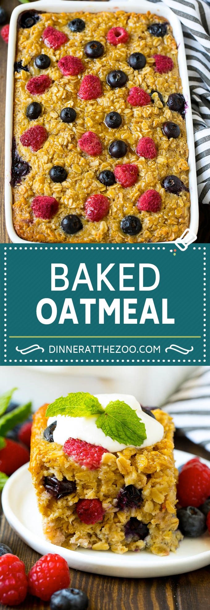 Baked Oatmeal Recipe | Meal Prep | Healthy Oatmeal #oatmeal #casserole #breakfast #brunch #uzhal #mealprep