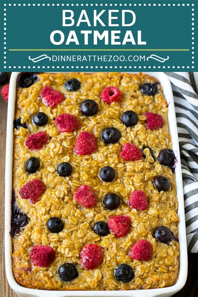 Baked Oatmeal Recipe | Meal Prep | Healthy Oatmeal #oatmeal #casserole #breakfast #brunch #uzhal #mealprep