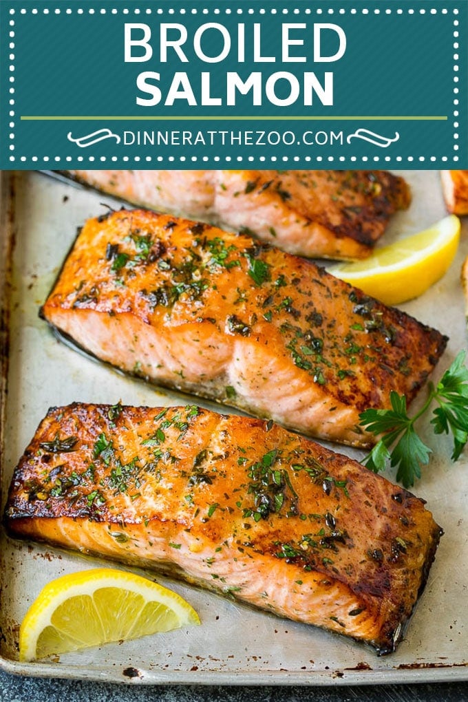 Broiled Salmon Recipe | Healthy Salmon Recipe #salmon #garlic #seafood #dinner #uzhal