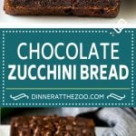 Chocolate Zucchini Bread Recipe | Zucchini Bread #bread #zucchini #chocolate #baking #dessert #uzhal