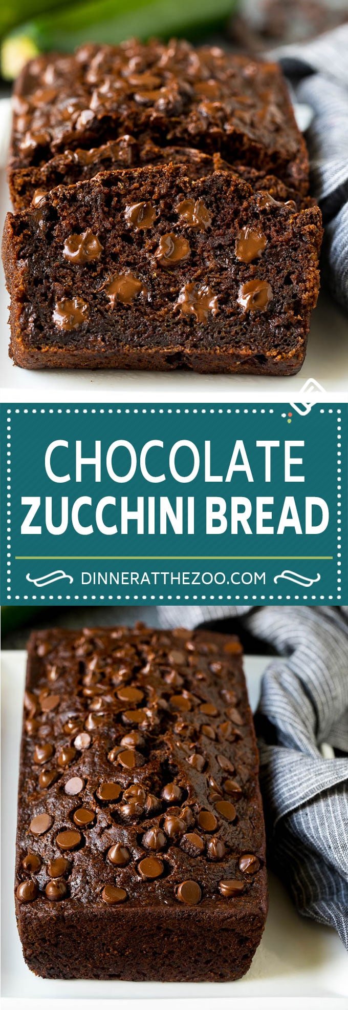 Chocolate Zucchini Bread Recipe | Zucchini Bread #bread #zucchini #chocolate #baking #dessert #uzhal