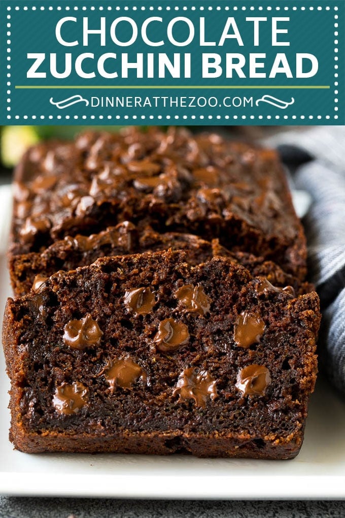 Chocolate Zucchini Bread Recipe | Zucchini Bread #bread #zucchini #chocolate #baking #dessert #uzhal