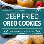 Fried Oreos Recipe #oreos #cookies #dessert #chocolate #uzhal