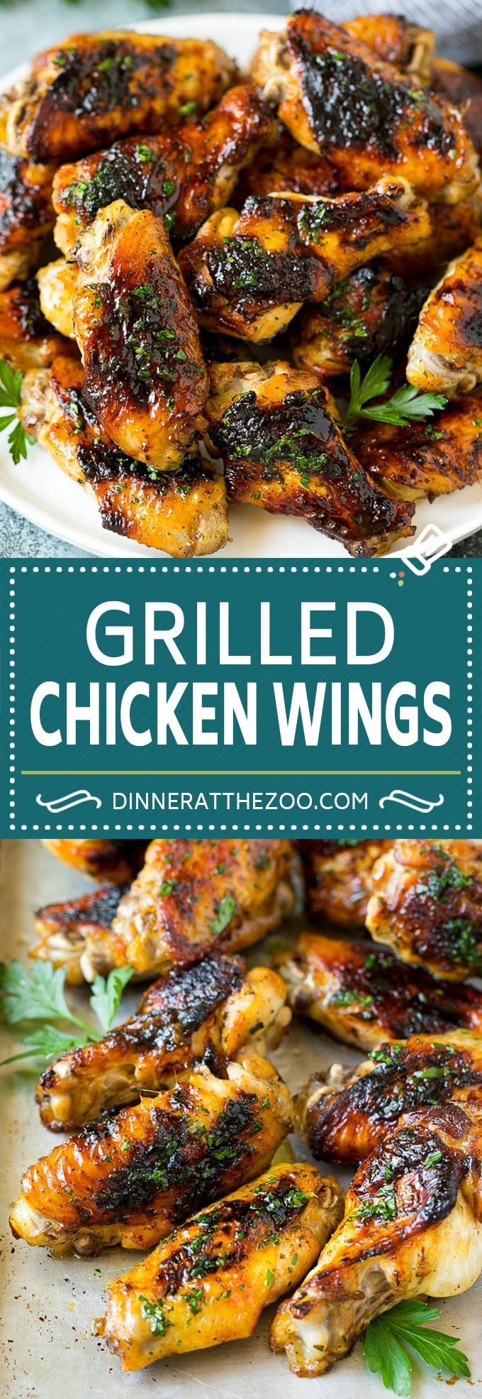 Grilled Chicken Wings | Marinated Chicken Wings | Grilled Chicken #chicken #chickenwings #grilling #marinade #dinner #appetizer #uzhal